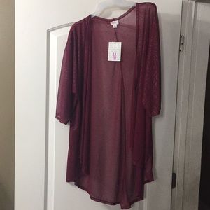 Lularoe Lindsay Medium Burgundy